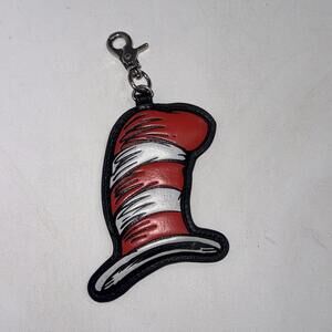Loungefly Dr Seuss Cat In‎ The Hat Detachable Clip On Accessory Charm Tag